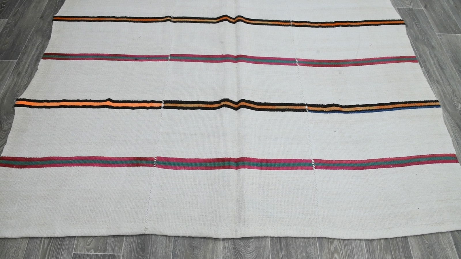 6'0'' x 8'3'' Turkish Handmade Kilim Rug - 1568 - 10