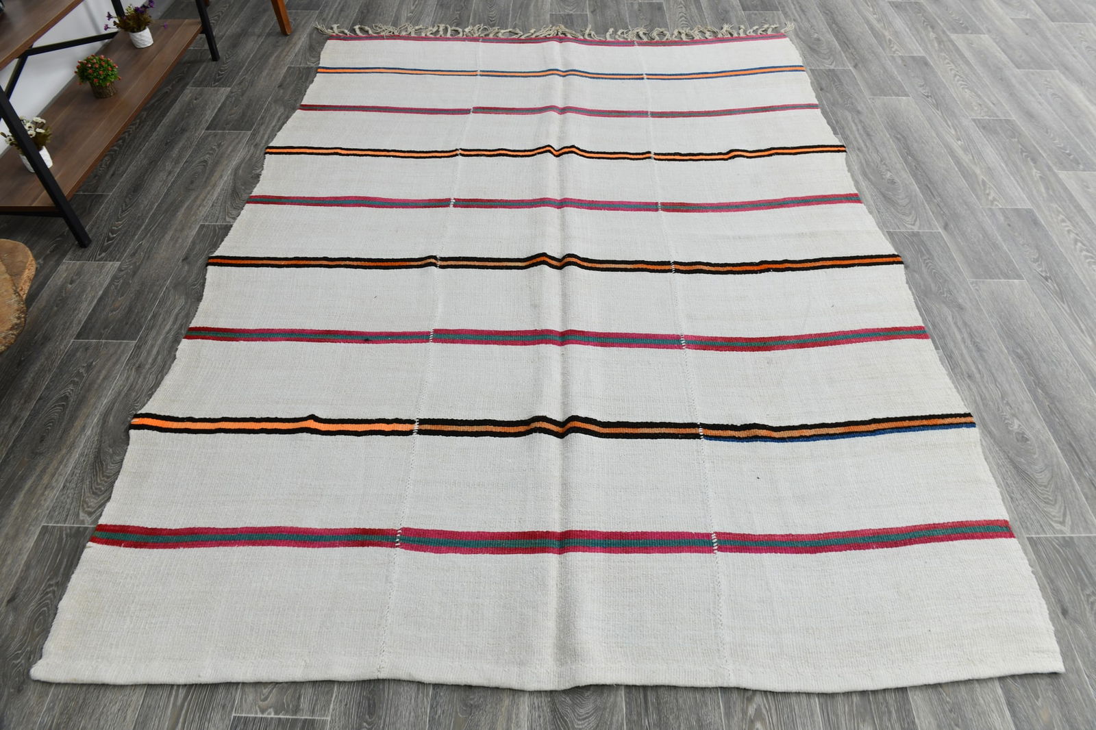 6'0'' x 8'3'' Turkish Handmade Kilim Rug - 1568 - 5