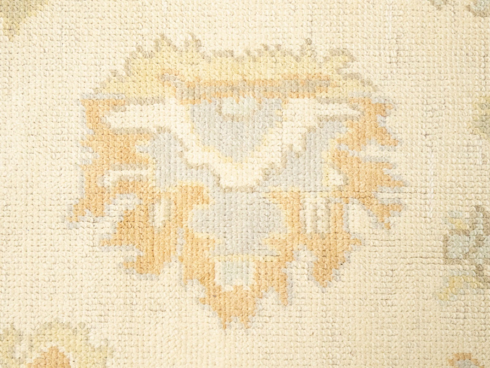 Floral Muted Oushak 3'6X12'7 Turkish Oriental Runner Rug - 8