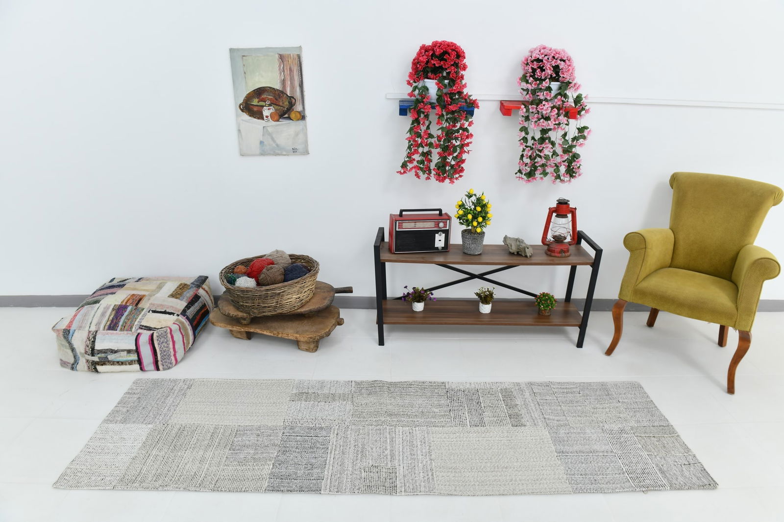 2'5'' x 8'5'' Turkish Flatweave Kilim Rug - 60748 - 2