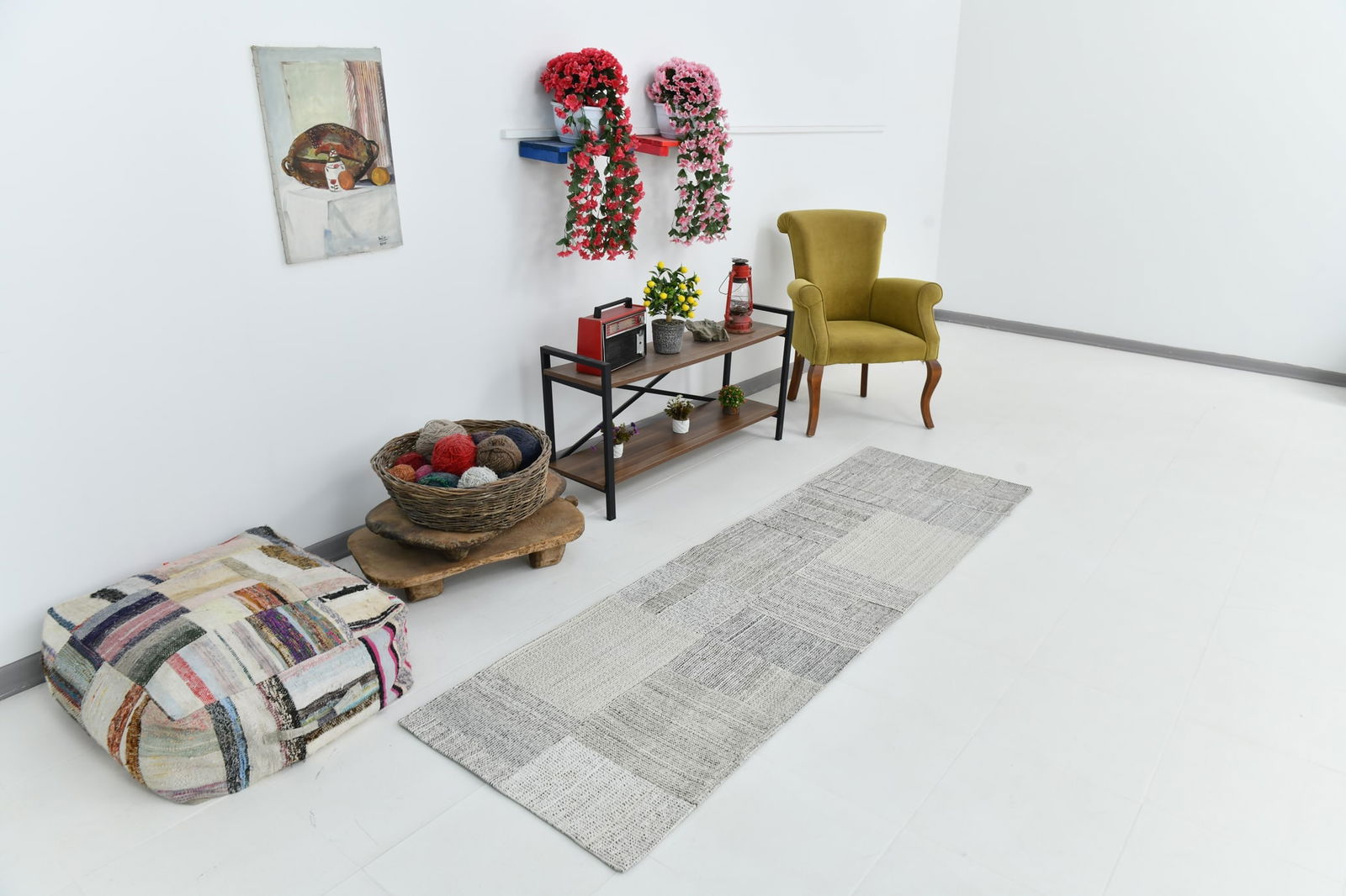 2'5'' x 8'5'' Turkish Flatweave Kilim Rug - 60748 - 7