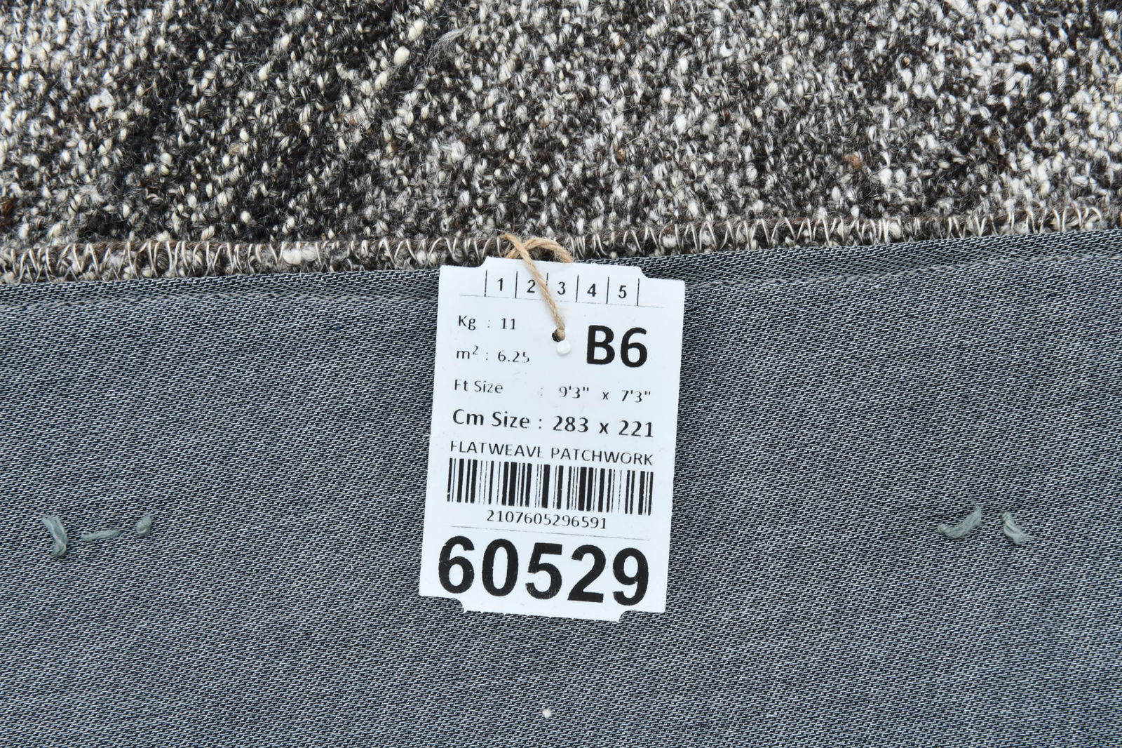 7'3'' x 9'3'' Turkish Flatweave Kilim Rug - 60529 - 20