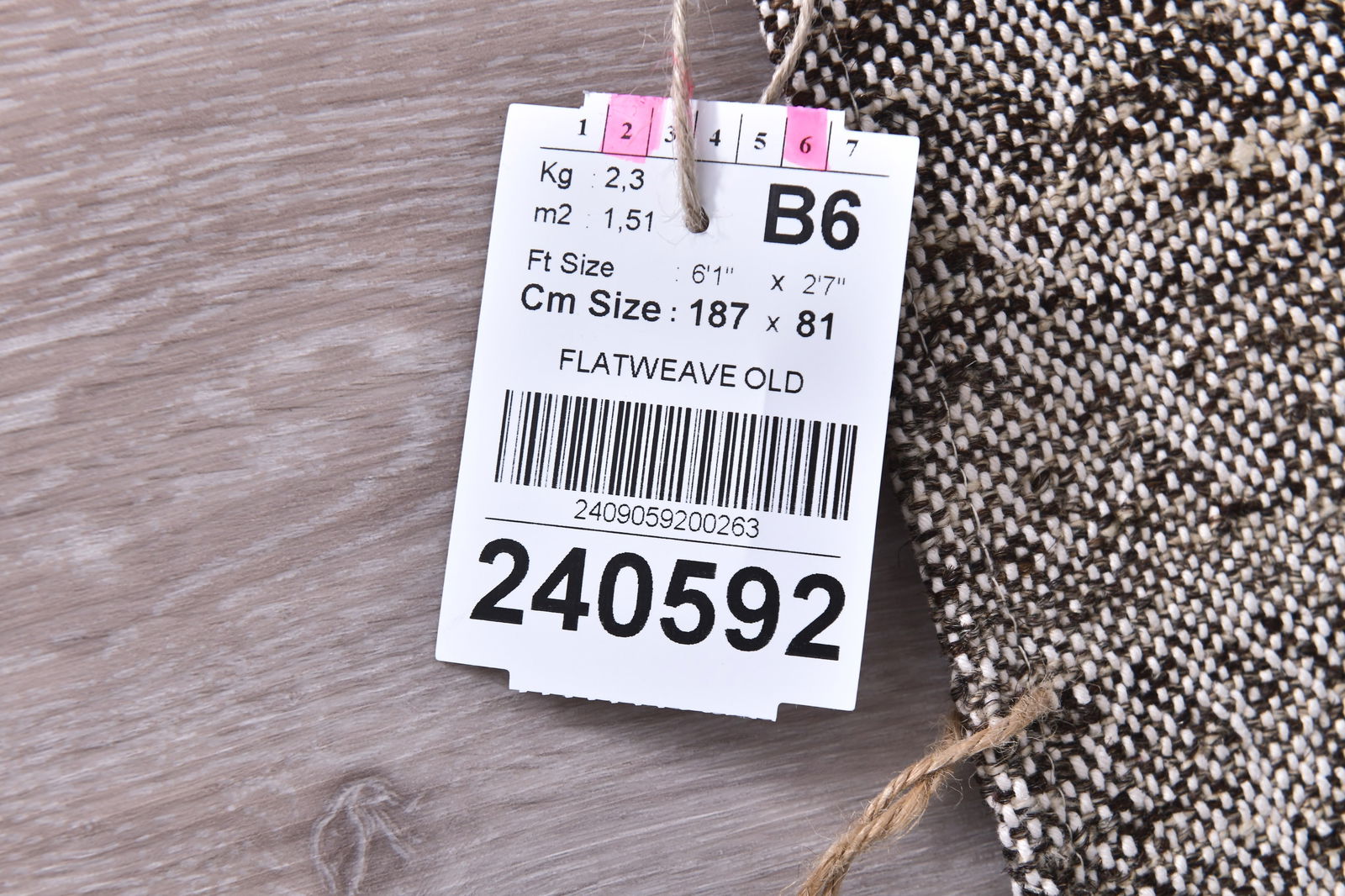 2'7'' x 6'1'' Turkish Flatweave Kilim Rug - 240592 - 13