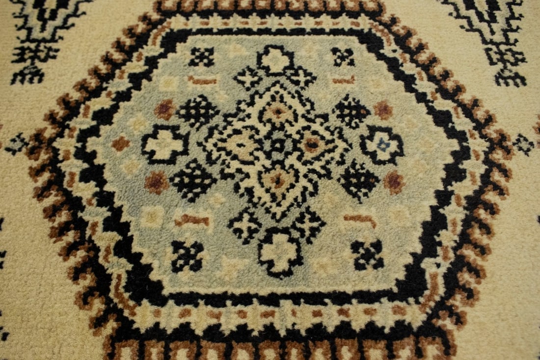 Cream Geometric 3X5 Viss Oriental Rug - 6