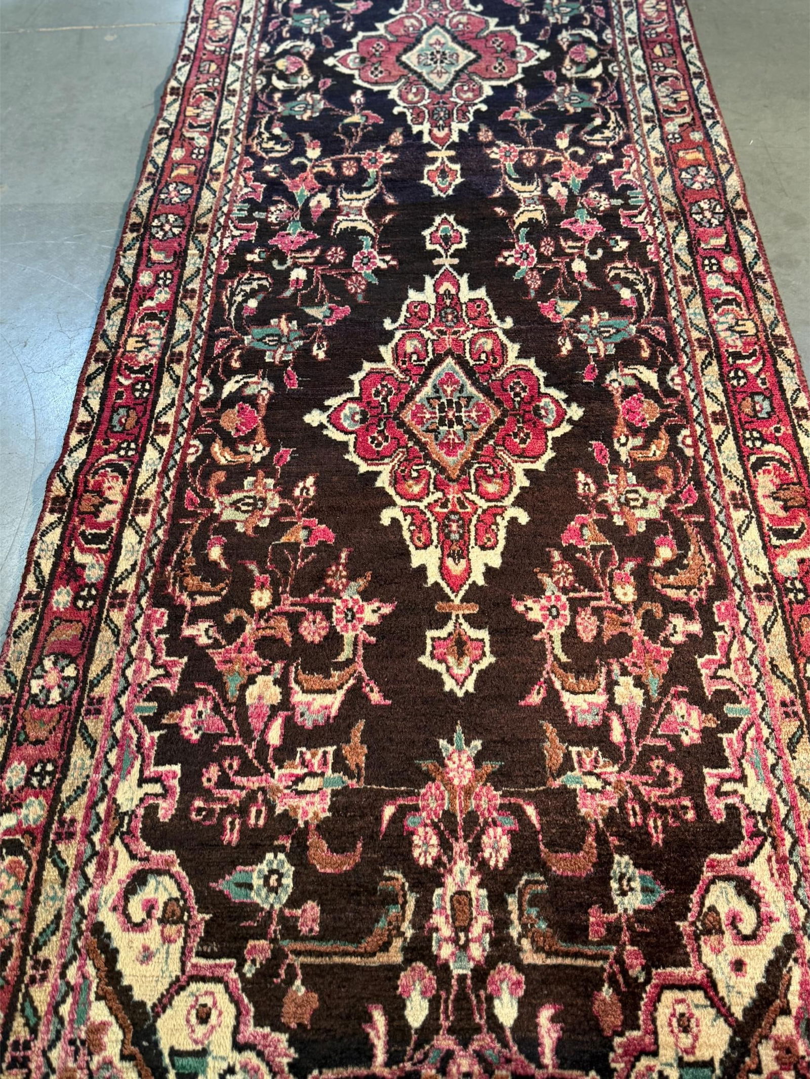 Magnificent Persian Hamedan 3.4x9.9 - 2