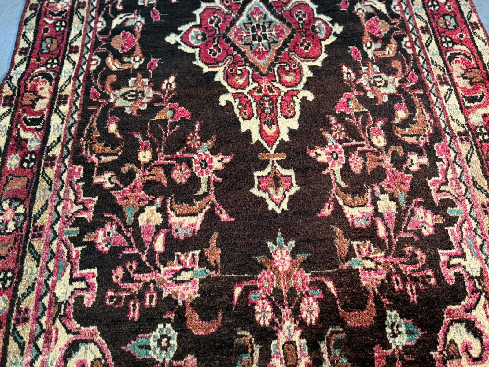 Magnificent Persian Hamedan 3.4x9.9 - 3