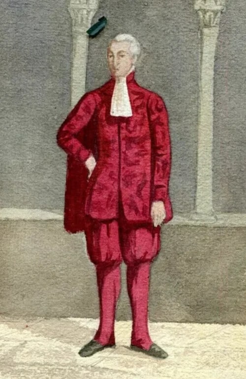 Antique Religious Drawing Original Ecclesiastical Clothes, Christian Religious (1 of 9)