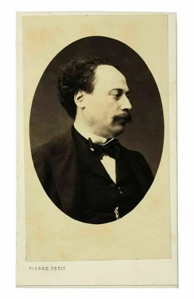1860 Author, Son of Dumas Père CDV Photo – Alexandre Dumas Fils - 7