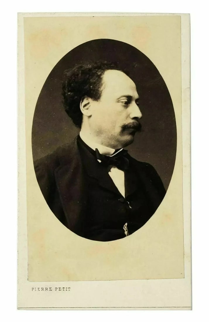 1860 Author, Son of Dumas Père CDV Photo – Alexandre Dumas Fils - 9