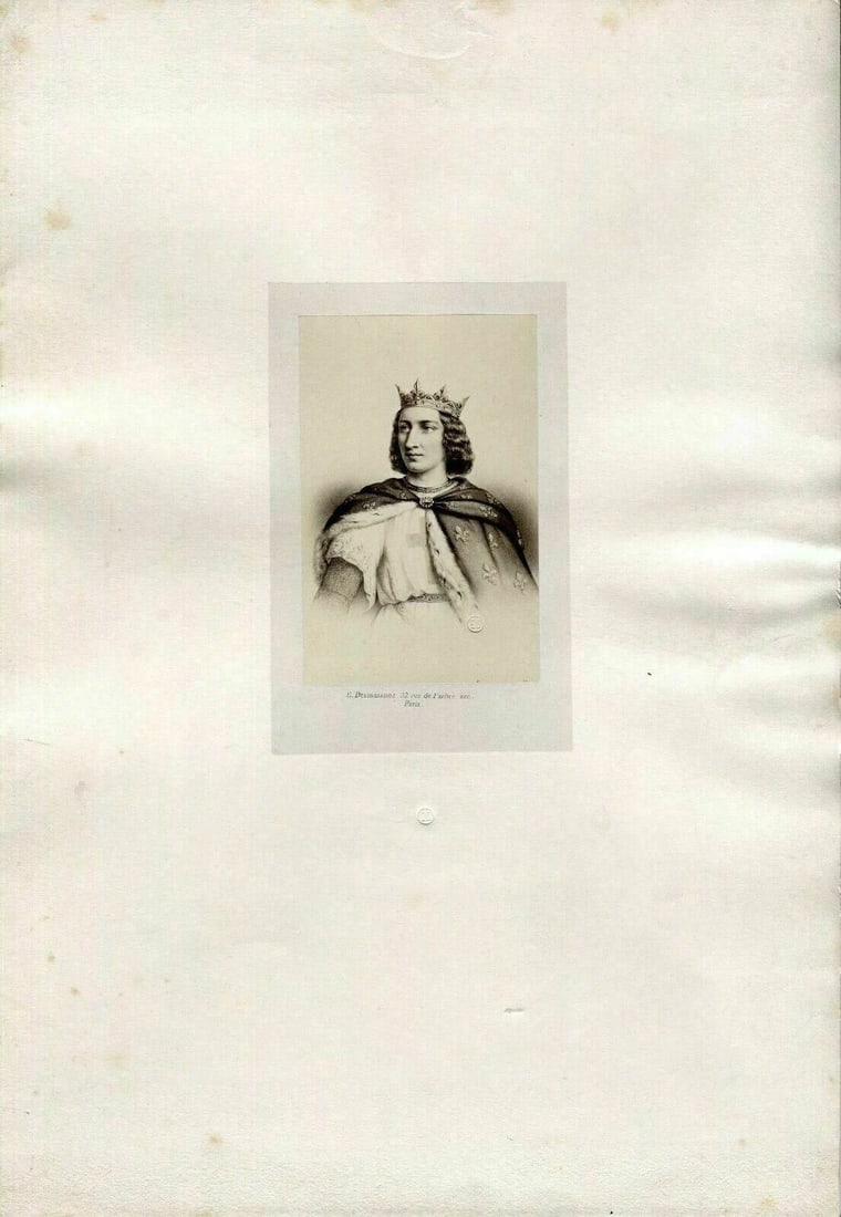 CDV Photo – Louis IX (Saint Louis) – E. Desmaisons, Albumen Print c.1870 - 8