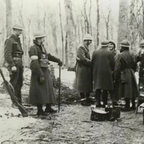 Vintage Photograph France Presse Zone French and English Armies WWII 17.02.1940 - 5