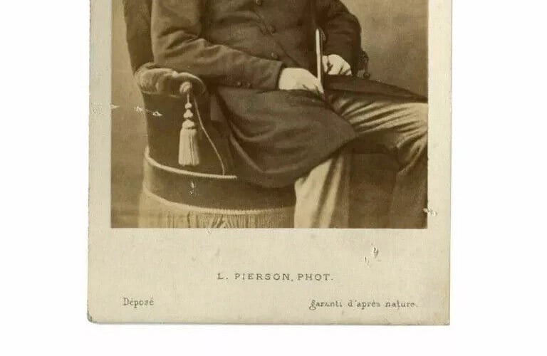 CDV Photo – Duc Pasquier, French Politician – L. Pierson Studio Portrait c.1870 - 5