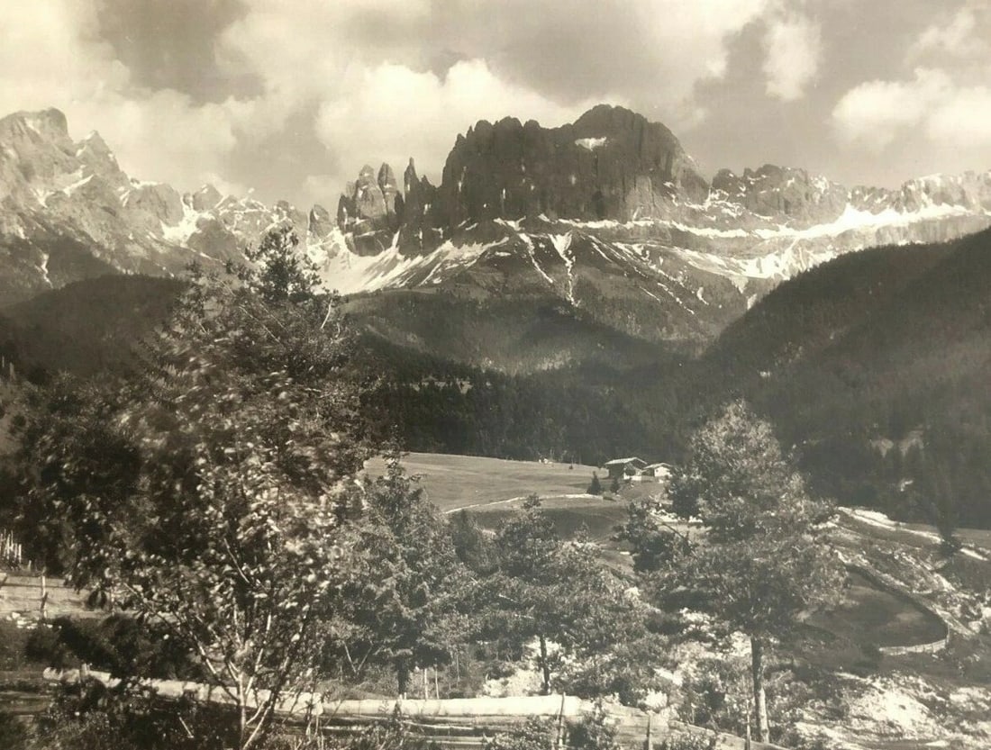 Vintage Photographs Rosengartengruppe, Mountain Landscape (1 of 9)