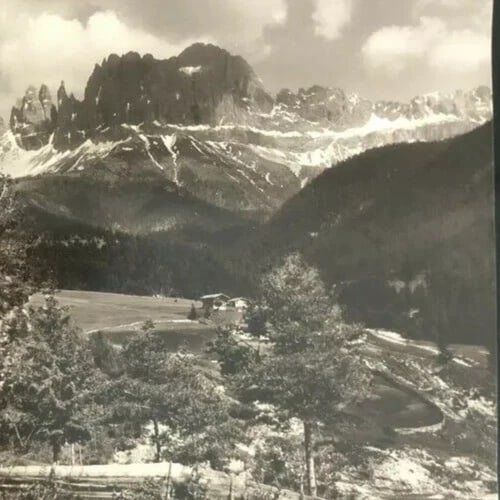 Vintage Photographs Rosengartengruppe, Mountain Landscape - 5