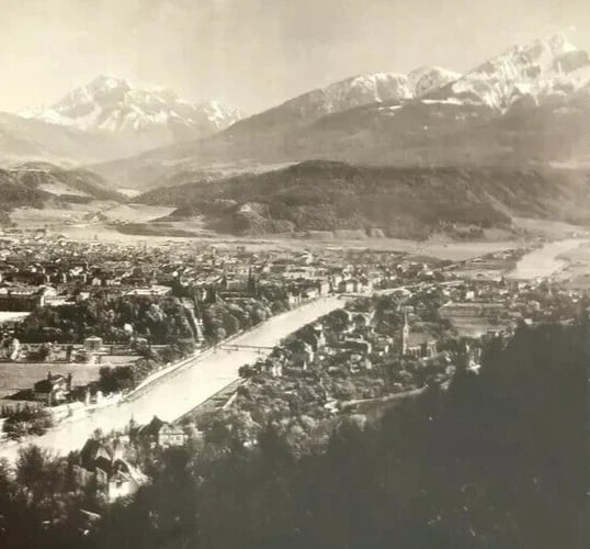 Vintage Photographs Innsbruck Landscape, Cityview - 4