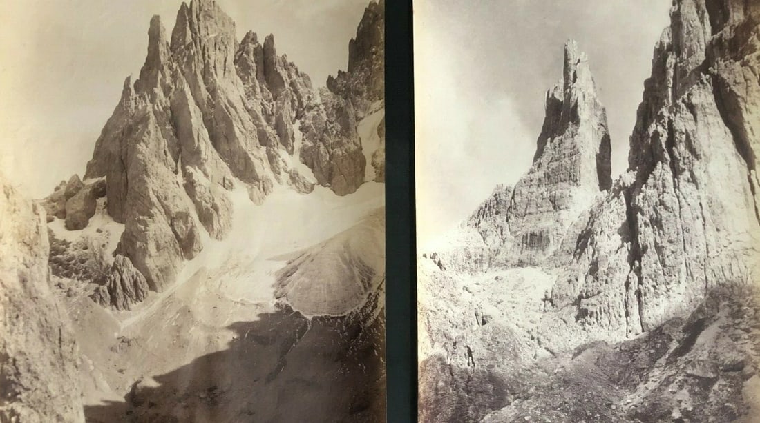 Vintage Photographs Funffingerspitze, Mountain Landscape (1 of 9)