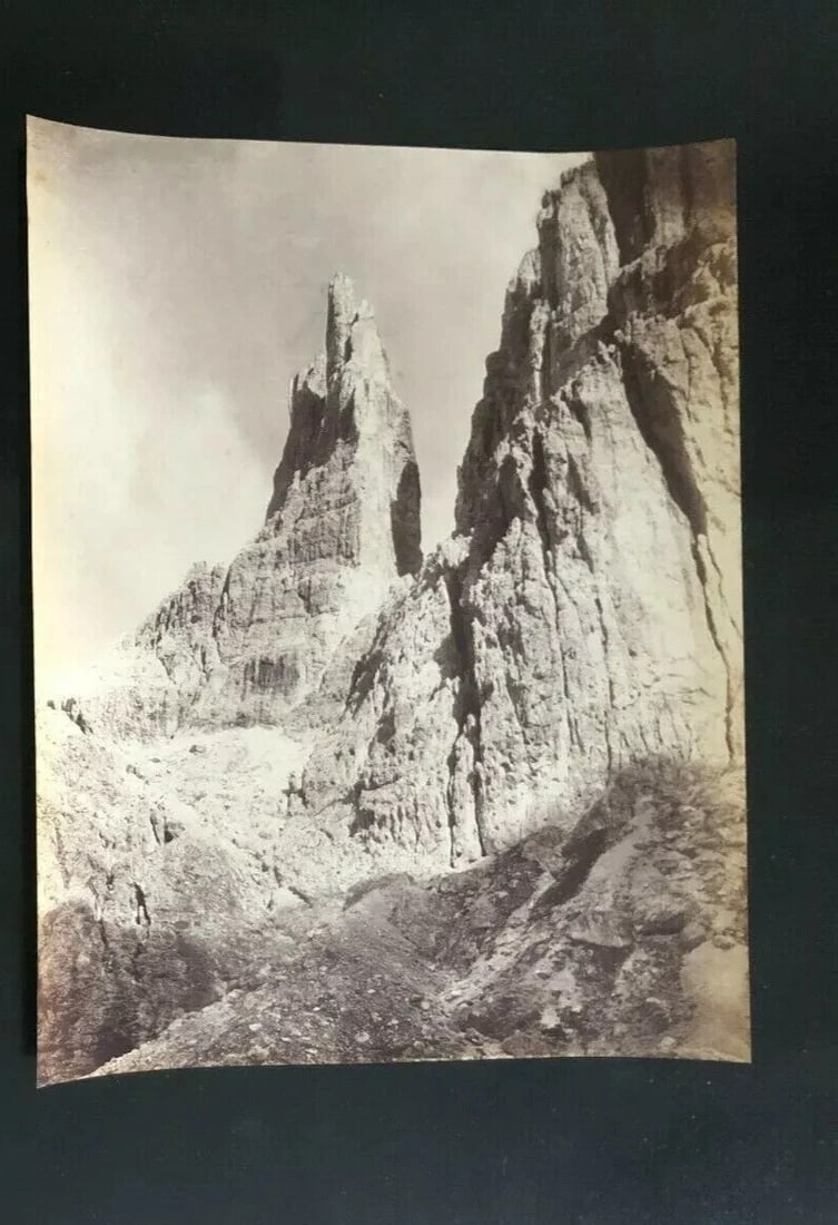 Vintage Photographs Funffingerspitze, Mountain Landscape - 5