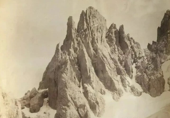 Vintage Photographs Funffingerspitze, Mountain Landscape - 7