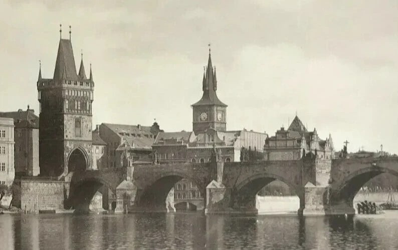 Vintage Photographs Landscape prag, Karlsbrucke und Kleinseite - 5