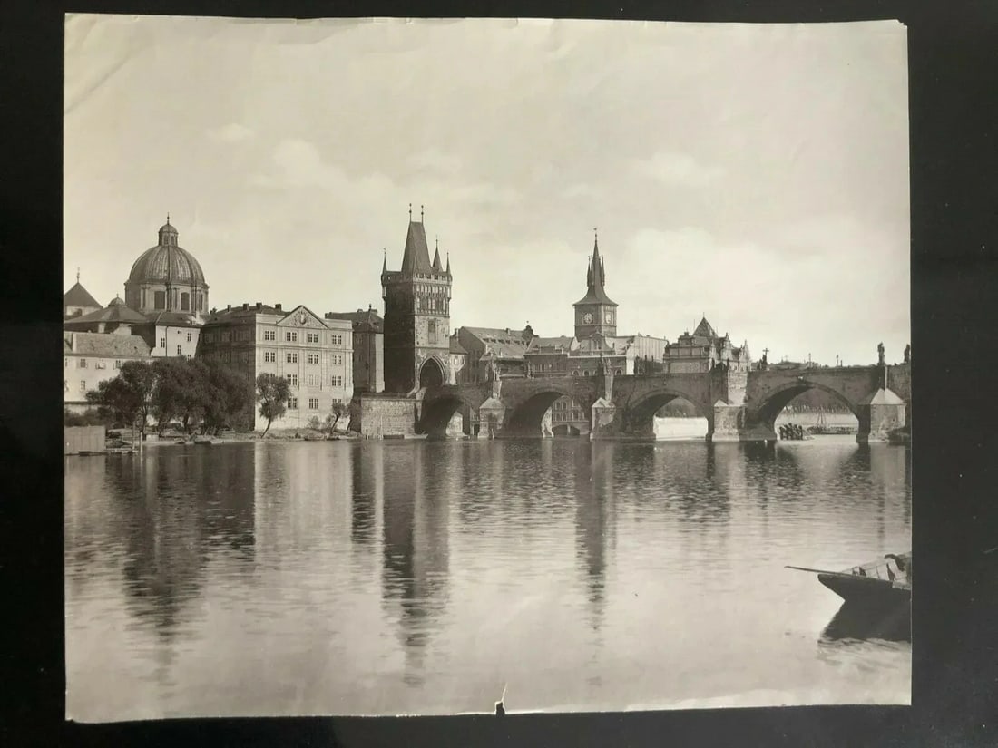 Vintage Photographs Landscape prag, Karlsbrucke und Kleinseite - 7
