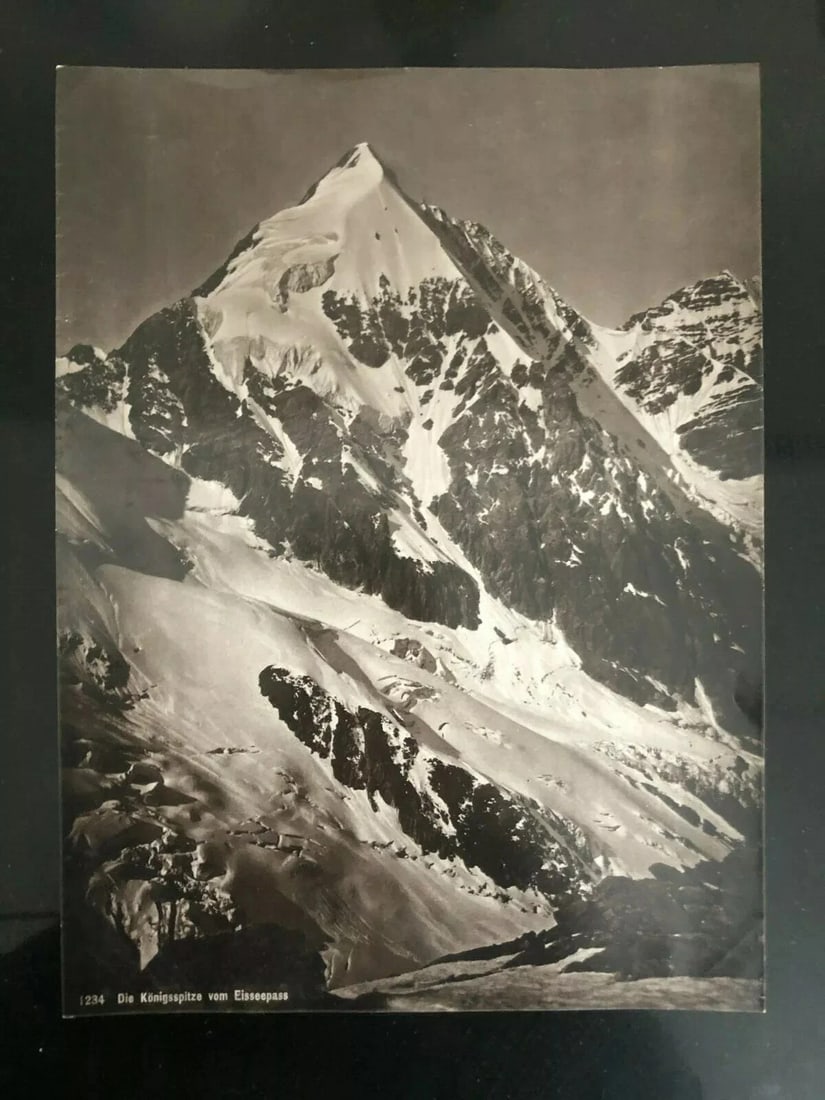 Vintage Photographs Landscape Die Konigsspitze vom Eisseepass - 8