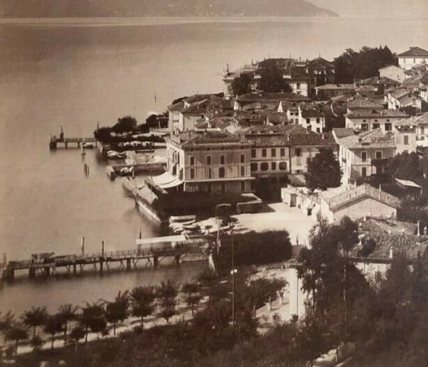 Vintage Photographs Italy, Bellagio Village Landscape, Cityscape - 3