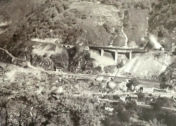 Landscape, Italy, Giornico, Mountain - Vintage Photographs - 3
