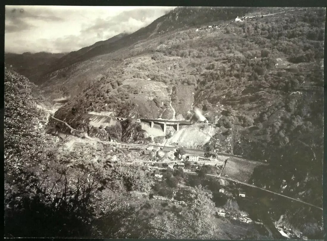 Landscape, Italy, Giornico, Mountain - Vintage Photographs - 7