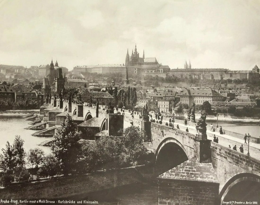Landscape prag, Karlsbrucke und Kleinseite, Cityview - Vintage Photographs - 2