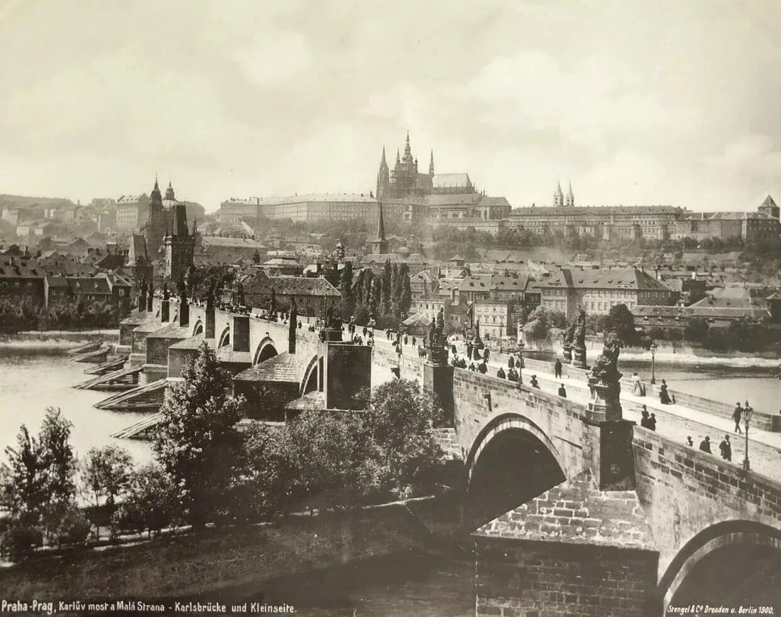 Landscape prag, Karlsbrucke und Kleinseite, Cityview - Vintage Photographs - 9