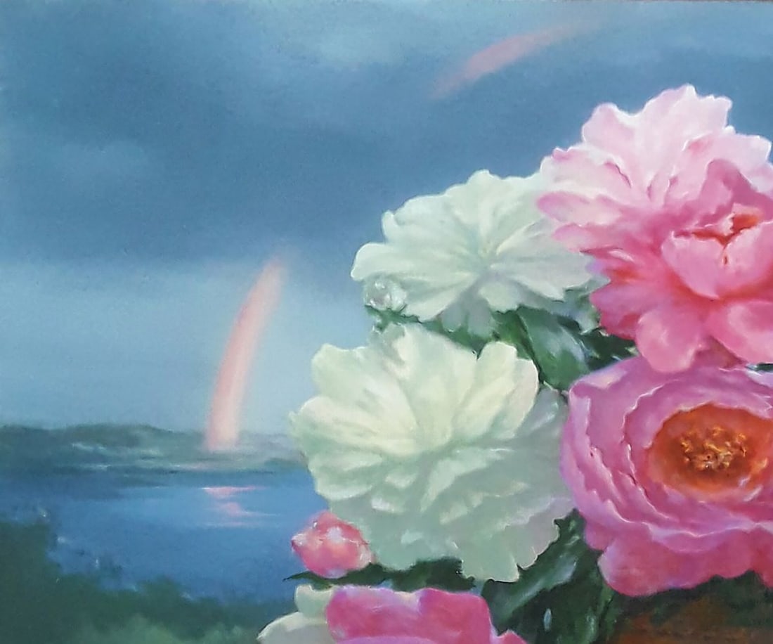 Oil painting Morning Peonies Vasily Korkishko - 4