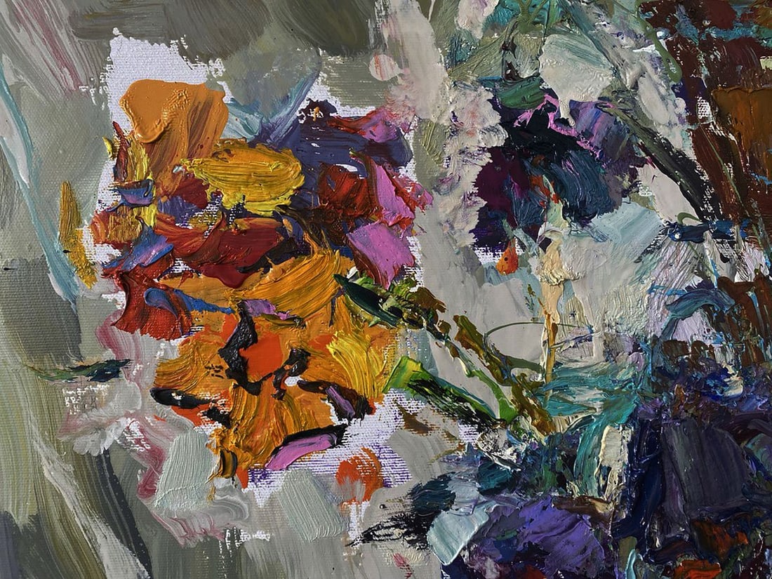 Oil painting Dream grass Oksana Ivanyuk - 4