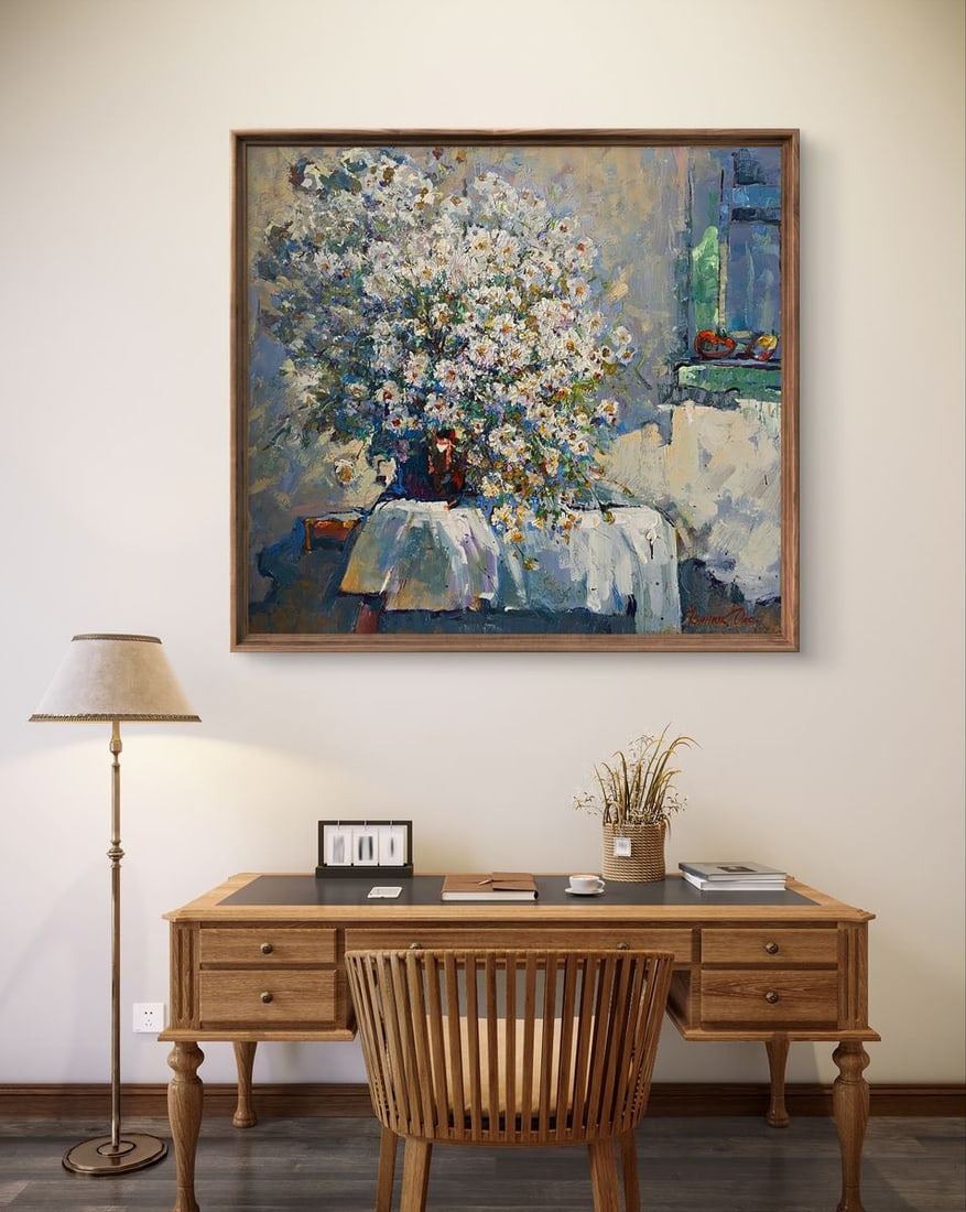 Oil painting Field chamomile Oksana Ivanyuk - 2