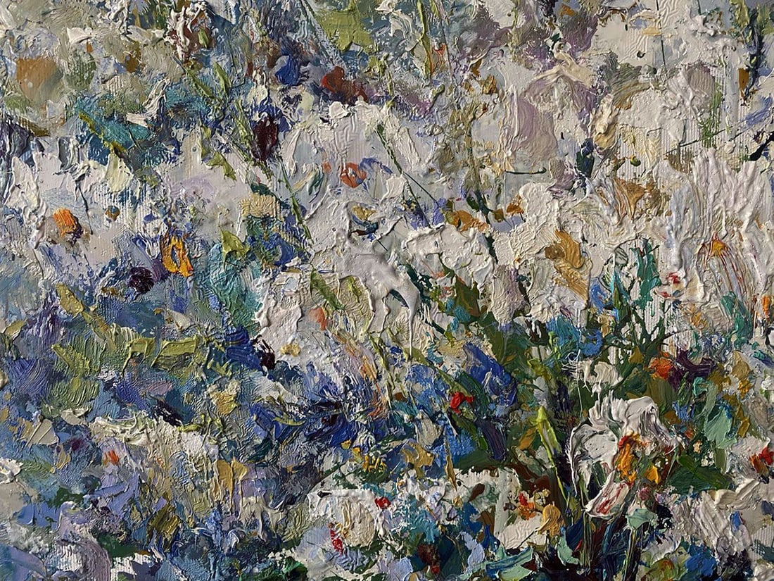 Oil painting Field chamomile Oksana Ivanyuk - 4