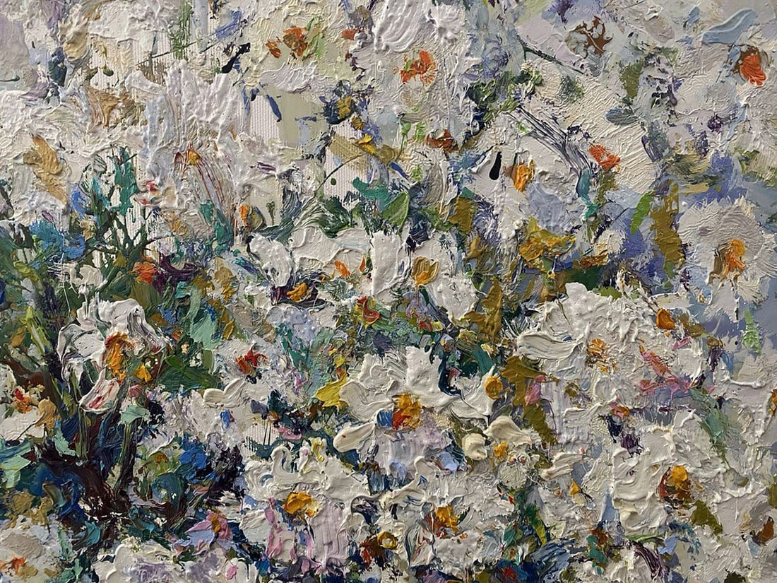 Oil painting Field chamomile Oksana Ivanyuk - 7