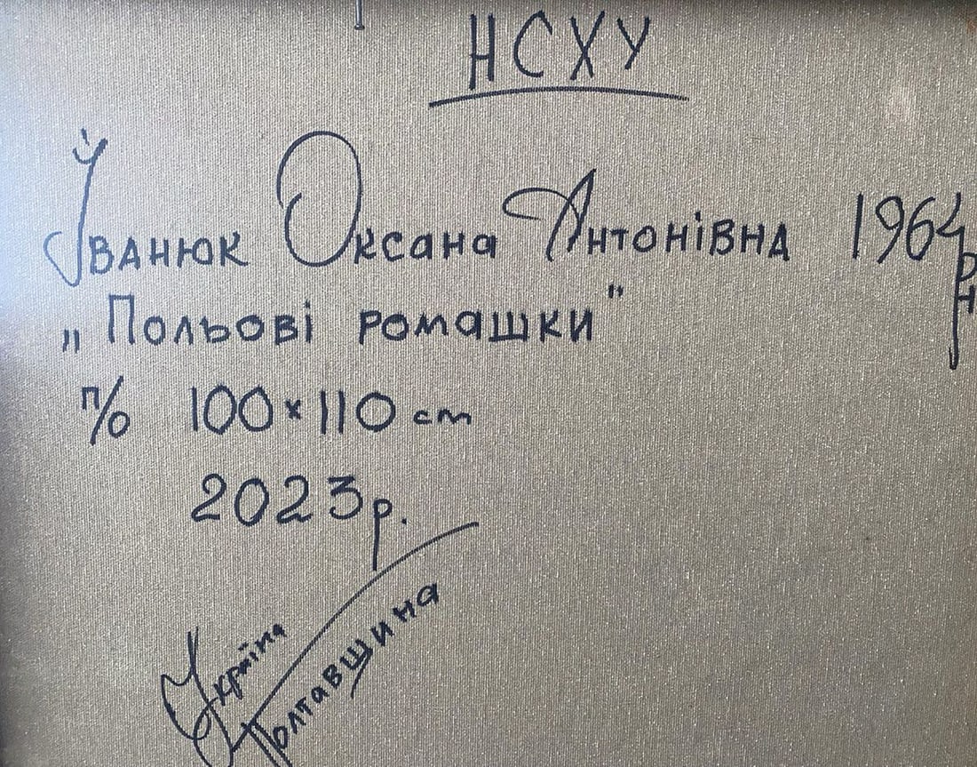 Oil painting Field chamomile Oksana Ivanyuk - 9