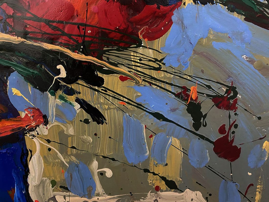 Oil painting Poppies are red Oksana Ivanyuk - 6