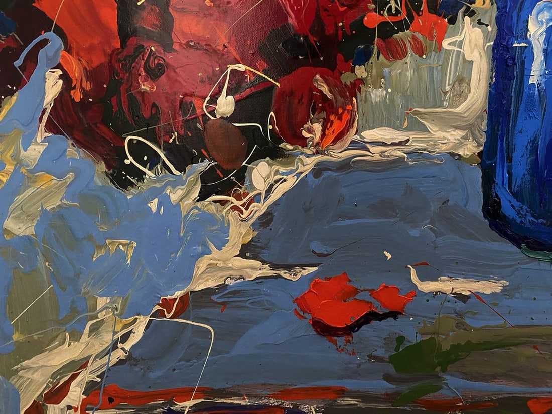 Oil painting Poppies are red Oksana Ivanyuk - 7