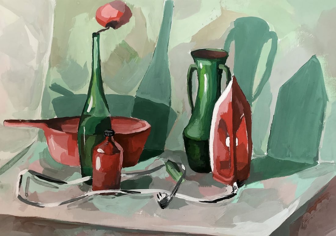 Gouache painting Desktop Unknown artist (1 of 11)
