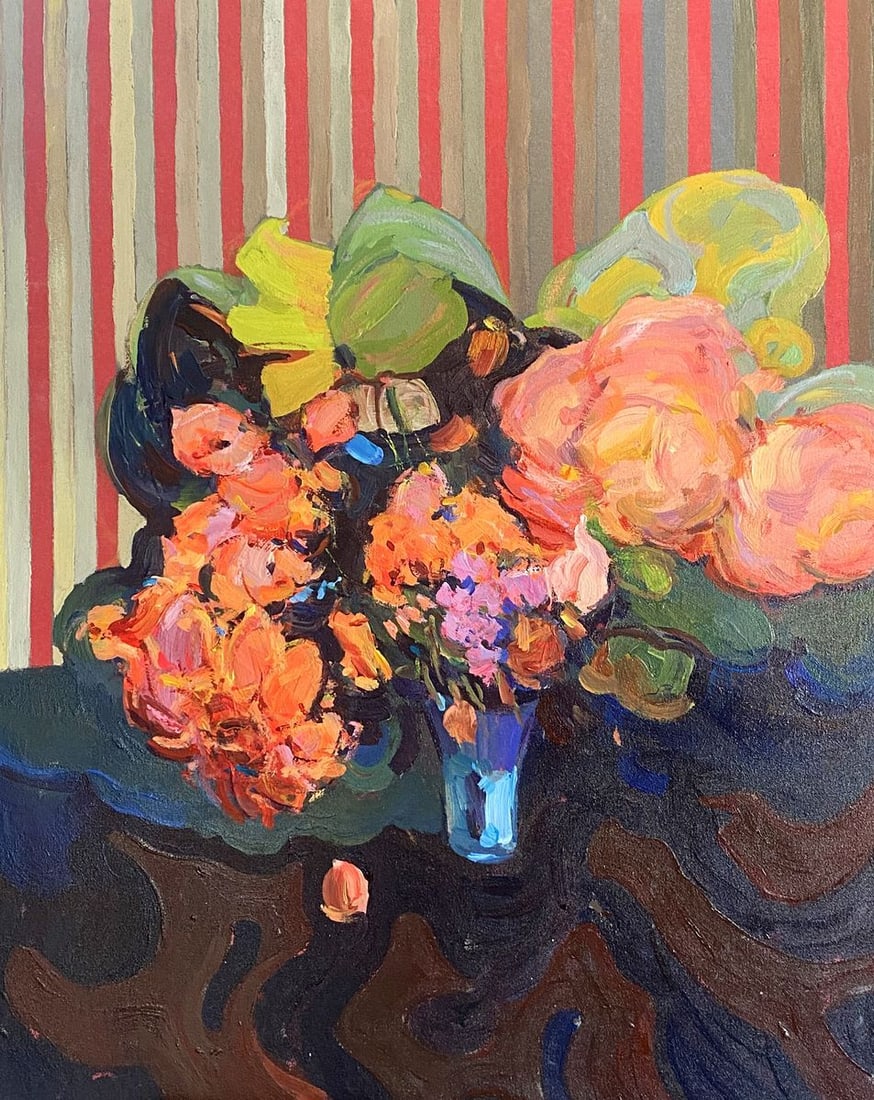 Oil painting Evening still life Samchuk Vasily Alexandrovich: Title: Oil painting Evening still life Samchuk Vasily Alexandrovich Description: Verne 326 *** ABOUT THIS PAINTING *** * TITLE: "Evening still life" * ARTIST: Samchuk Vasily Alexandrovich * SIZE: 71x9