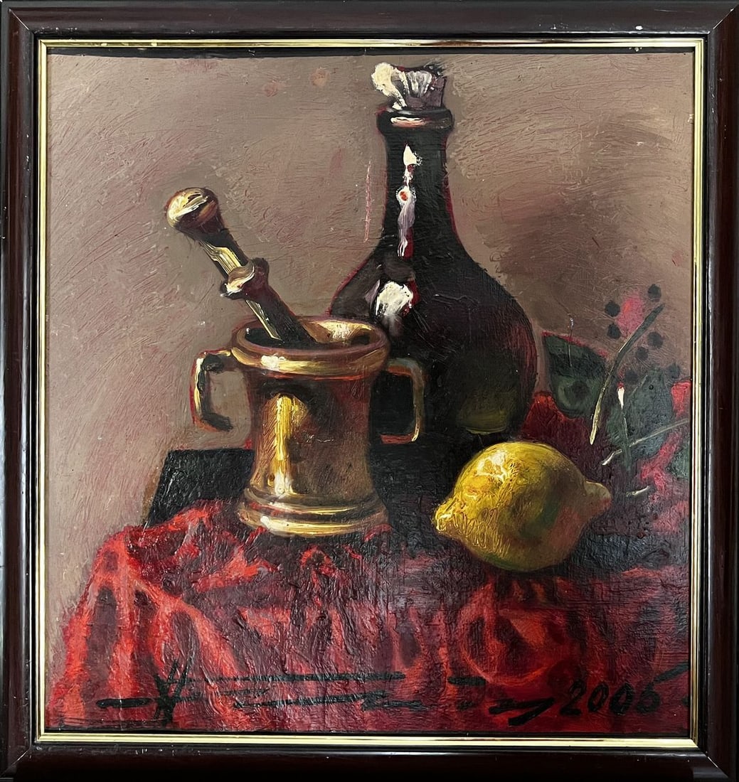 Oil painting Still life with mortar Prokopenko Nikolai Nikolaevich (1 of 10)