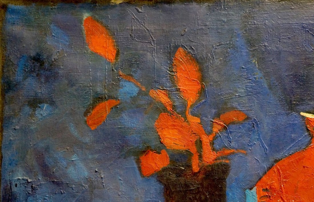 Oil painting At the night window Likhovid Georgy Ivanovich - 3