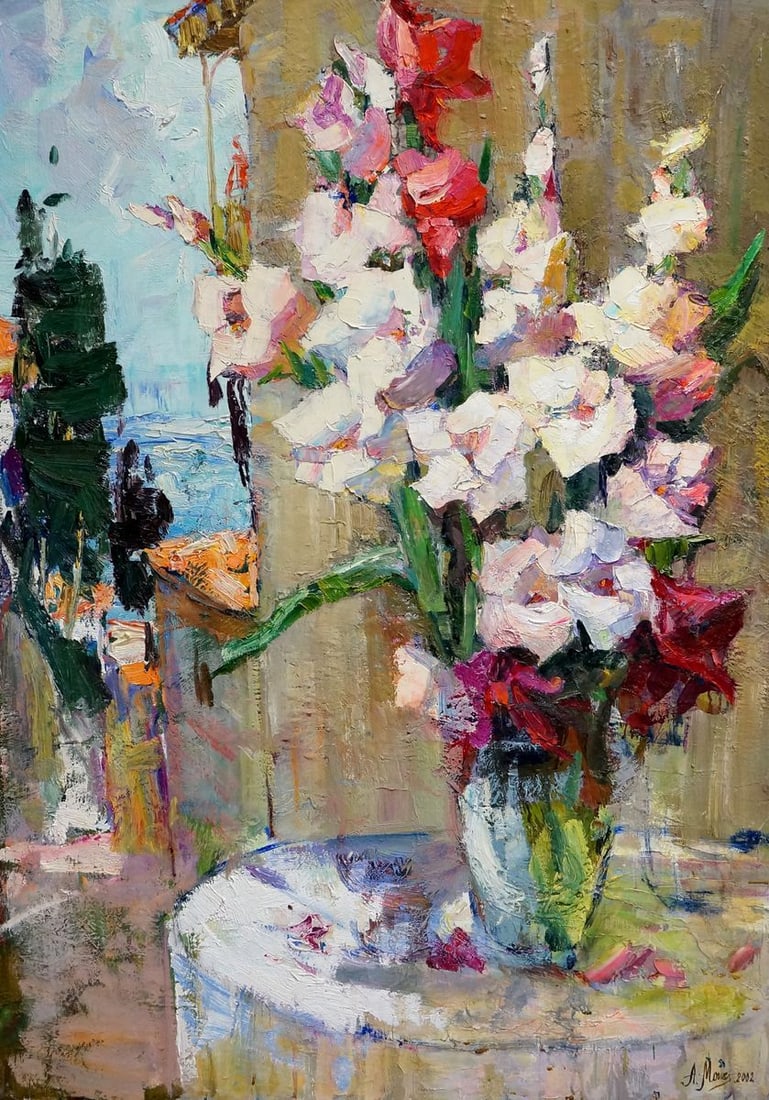 Oil painting City view Angela Valerievna Moiseenko (1 of 12)