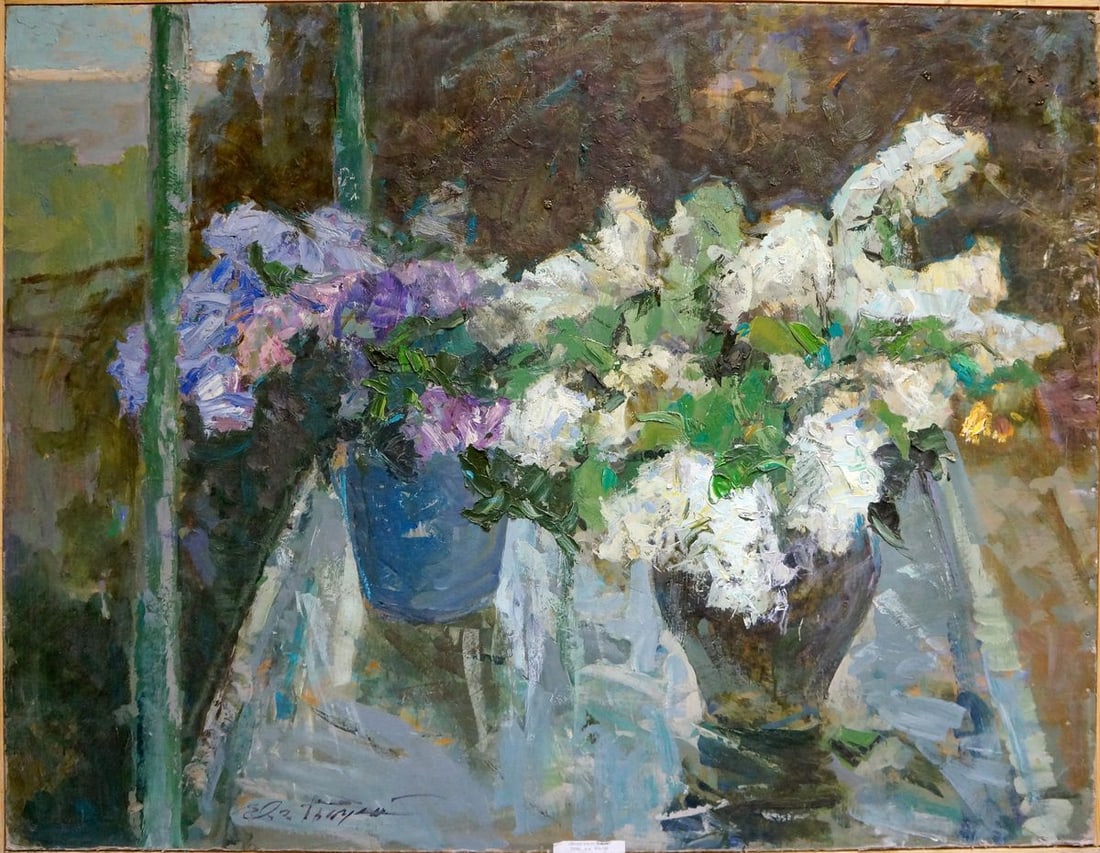 Oil painting Bouquet of flowers Ryman Evgeny Nikolaevich (1 of 8)