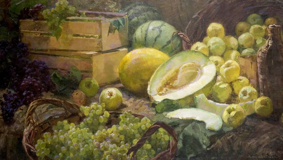 Oil painting Fruits Tolokonnikova Margarita Nikolaevna (1 of 8)
