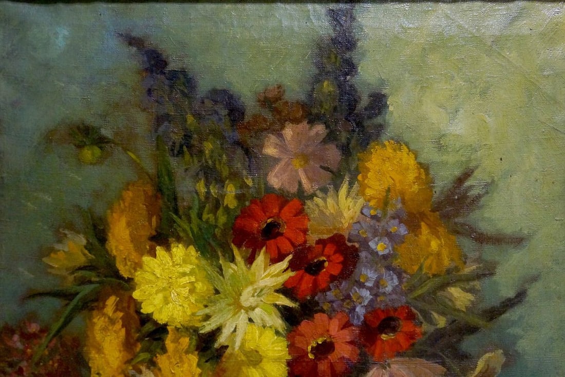 Oil painting Flowers - 4