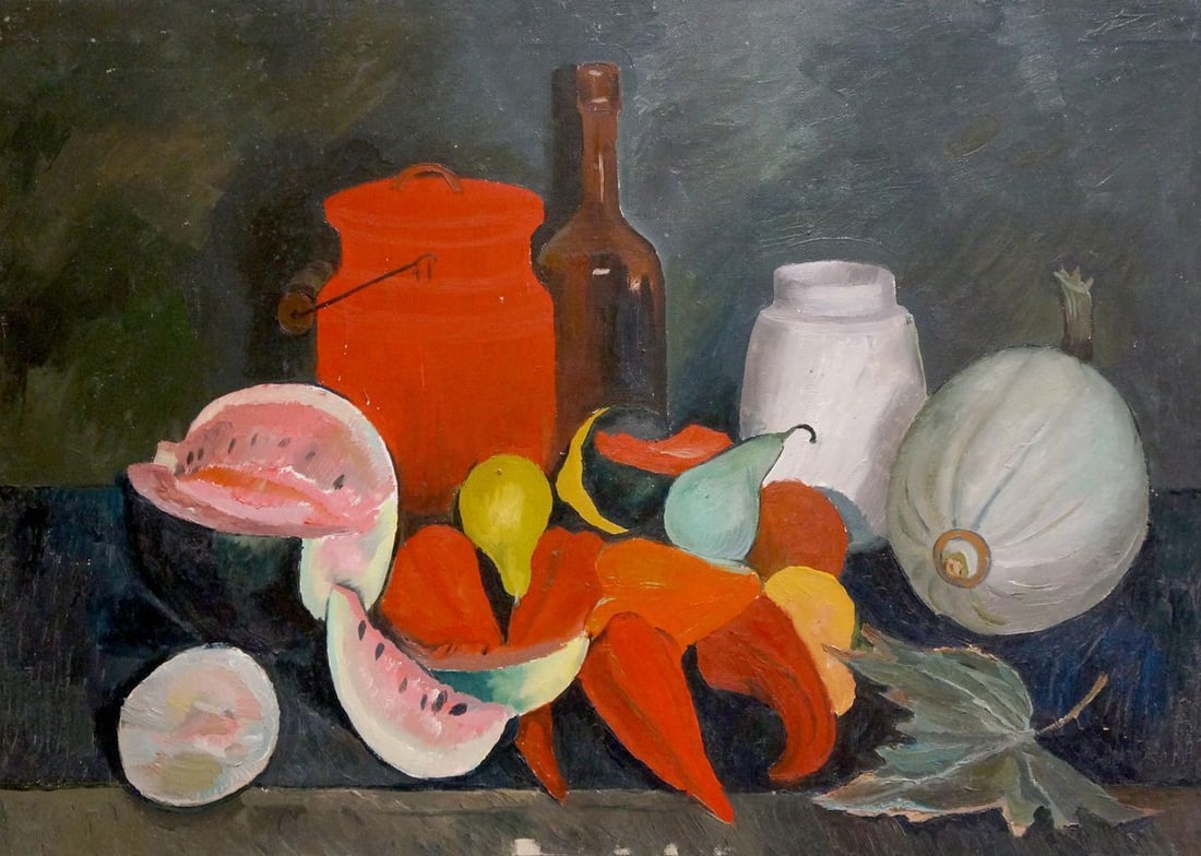 Oil painting Still life Afanasyev Vladimir Nikolaevich (1 of 10)