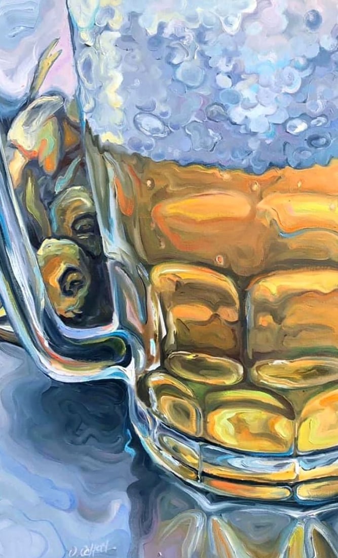 Oil painting Near the beer Procach Olesia: Title: Oil painting Near the beer Procach Olesia Description: Procach 103