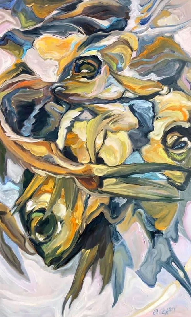 Oil painting Aftertaste Procach Olesia (1 of 5)