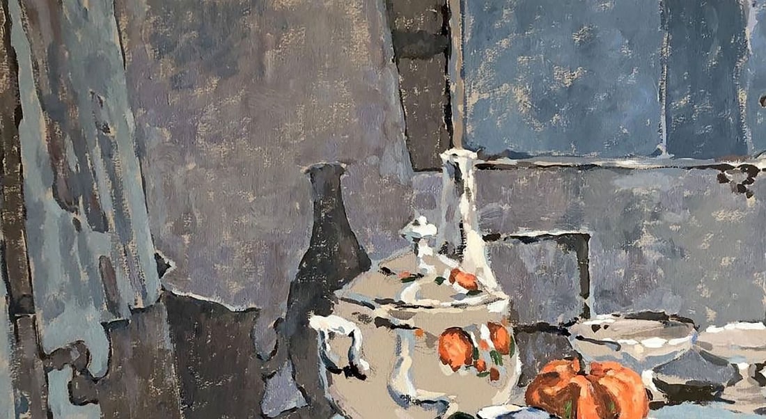 Oil painting Meetings at dusk Procach Olesia - 2